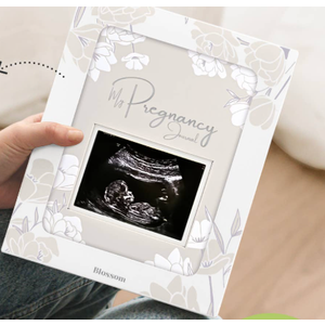 Pregnancy Journal, Pregnancy Announcements - 80 Pages Hard Cover Baby Books For Mom To Be Gift, Baby Memory Book Keepsake, Gender Reveal Gifts For New Moms, Shower & Registry (Clay)