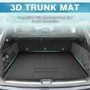 Mixsuper Custom Fit Cargo Liner for Mercedes-Benz GLE Class 2020-2026, All Weather Cargo Mat for Mercedes Benz GLE SUV 5 Passenger, Trunk Mat Anti-Slip Rear Trunk Liner Black
