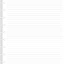 A4 TUL Discbound Lined Refill Paper, 11 Disc Hole Punched, 100Sheets / 200Pages, 100gsm White Paper, 8.5'' x 11''