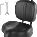 THALOUS Oversized Bike Seat Backrest Comfort Memory Foam Universal