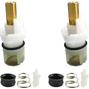 RP25513 RP24096 Faucet Stem Assembly Compatible with Delta Two Handle Faucet Repair Kit with RP4993 Seat and Spring (2)