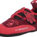 La Sportiva Kids Stickit Rock Climbing Shoe (2-3 Little Kid, Chili/Poppy)