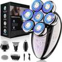 Head Shavers for Bald Men, Electric Razor, IPX8 Waterproof Dry/Wet Bald Head Shaver with 10000 RPM High-Speed Motor, Rechargeable Head Razor with LED Display, USB-C Cable, Perfect for Home & Travel