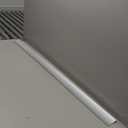 51 Inch Anodized Aluminum Door Drip Cap, 3 Pcs Rain Drip Guard Edge Overall Height 1-1/2 Inches Rain Deflector for House Door Top Weatherstrip