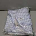 Gingham Pattern Backpack, Pink and Blue Checkered, 34cm x 9cm, Large Capacity Suitable for Travel for Girls (blue)