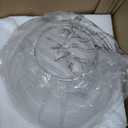 KoKo&Yukina 6 Inch Clear Glass Globes Shade Replacement Glass Shades - 2.67" Fitter Opening - Lighting Fixture Replacement (1 Pack)