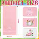 Breling 3 Pcs Easter Bunny Eggs Hand Towels for Bathroom 100% Cotton Happy Easter Bath Towel Decorations Soft Embroidered Home Decoration for Spring Gift Accessories, 13.3'' x 29''