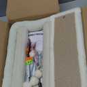 TWDEPART Cat Tree Cat Tower with Cat Scratching Post for Indoor Cats,Activity Centre Climbing Tree Cat Furniture with Playful Toy Balls,Beige