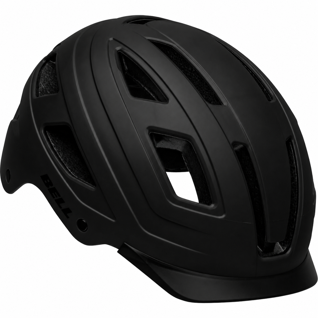 Bell Adults' Range Hardshell Lighted Helmet, Black