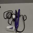 MBHAIR Ceramic Crimper Iron for Volumizing Fluffy Hairstyle, Corrugation Crimper Hair Iron, Anti Static Ceramic Hair Crimping Iron Adjust Temperature (Purple)