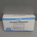 JJ CARE Waterproof Adhesive Island Dressing [Pack of 25], 4 x 8 Sterile Bordered Gauze, Breathable Island Wound Dressing, Individually Wrapped Adhesive Gauze Bandages with Non-Stick Central Pad