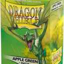 Dragon Shield | Standard Size Card Matte Sleeves | 100 CT - Smooth & Tough Premium TCG Sleeves | Compatible with Pokemon, Flesh & Blood, One Piece & Magic The Gathering | Apple Green - Matte