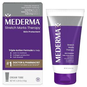 Mederma Stretch Marks Therapy  Prevents & Treats Stretch Marks, Safe for Pregnancy & Breastfeeding, Hydrates & Nourishes Skin, 5.29 oz (150g)