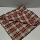 MIULEE Christmas Set of 2 Scottish Tartan Plaid Throw Pillow Covers Farmhouse Classic Decorative Outdoor Square Cushion Cases for Decor Sofa Couch 18x18 Inch, Khaki