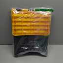 Flottian Folding 2 Step Stools,8" & 17" Dual Heights,Foldable Step Stool for Adults and Kids,Hold up to 300 lbs,Collapsible Step Stool for Kitchen Bedroom Office Bathroom RV, Yellow