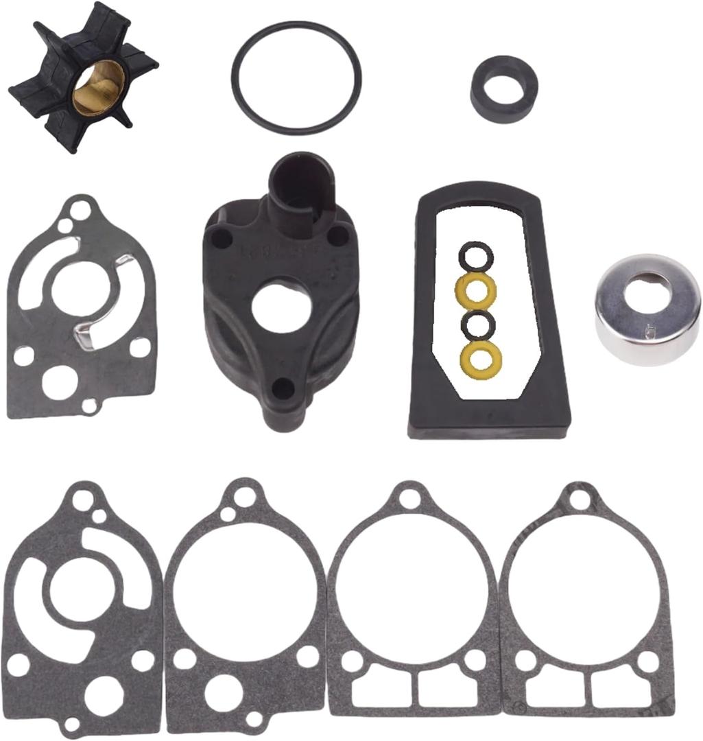 77177A3 Water Pump Impeller Kit Compatible with Mercury 30 35 40 45 50 60 70 HP 2 Stroke Outboards Replacement 46-77177A3 18-3324