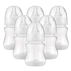 Nursing Bottles For New Born Clear 250 ml 6 Pack