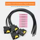 4Pcs Ignition Coil Connector Pigtail Plug Harness fit for Hyundai Accent Elantra Sonata Tucson Veloster Kia Forte Koup Optima Rio Soul 1.6L 1.8L 2.0L 2011-2020 Replace PT2910 S2928