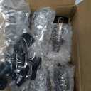 11 pcs Amber Glass Boston Round Bottles with Phenolic Polycone Caps – Airtight, Leak-Proof Brown Bottles for Kombucha Brewing, Storing Condiments, Essential Oils, and Homemade Solutions