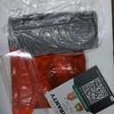 Under Desk PC Mount - No Drilling 40 lb Capacity, CPU Holder Under Desk, Adjustable Height and Width, Clamp-on Desk Leg PC Mount for Standing Desk (Fits 80mm×50mm Legs only), with Non-Slip Pads, Black