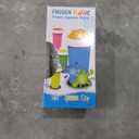 Slushy Cup & Slushy Maker, Portable Smoothie Slushie Squeeze Cup for Juices, Milk and Ice Cream Make, Double Layers Silica with Lid & Straw for Kids, Friends & Family (GREEN, STANDARD SIZE)