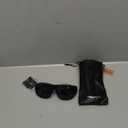 Polarized Solar Shield Fit Over Glasses Driving Sunglasses for Men and Women (Black)
