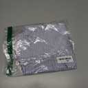 Women's Button Asymmetrical V Neck Striped Print Blouses Casual Sleeveless Tank Top Summer Shirt Tops Size L