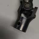 3/4" Round x 3/4" Round Single Steering Shaft Universal U Joint 3/4" Round to 3/4" Round Black Steering Shaft Universal Coupling 35 Working Angle 3-3/4" Total Length