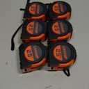 LICHAMP Tape Measure 25 ft, 6 Pack Bulk Easy Read Measuring Tape Retractable with Fractions 1/8, Measurement Tape 25-Foot by 1-Inch