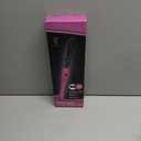 Mini Pink Hot Comb 500 Degree, Dual Voltage Electric Pressing Comb for Black Hair, Portable Ceramic Straightening Comb, Anti-Scald Plug in Hot Comb Straightener for Wigs, 4C Hair & Beard