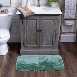 Mohawk Home Acclaim Bath Mat, 1'5x2' , Sea Foam
