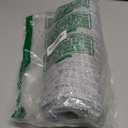 HUIHUANG Silver Glitter Christmas Tree Ribbon - 10 Inch Wide Mesh Fabric, 10 Yards for Tree Decorations, Garlands, Large Bows, Box Wrapping