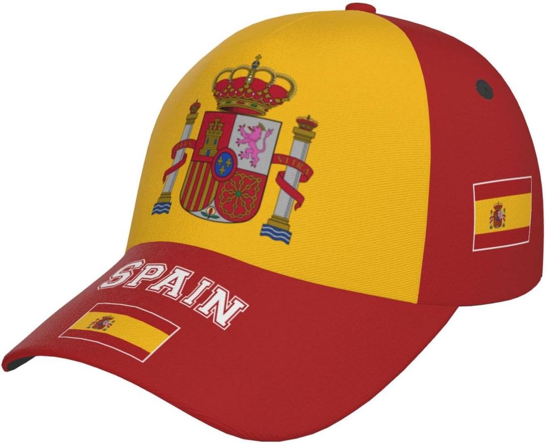 National Flags Baseball Cap for Men Women, Fashion Adjustable Sun Protection Visor Caps Trucker Hat Patriotic Caps (One Size)