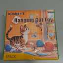 Cat Toys Indoor Hanging Door Retractable Bird Cat Toy for Kitten Fun Exercise Interactive String Feather Cat Toys for Hunting Chase (6 Pack)