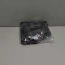 Aopwsrlyi Satin Pajama Set for Women Feather Trim Long Sleeve Sleepwear Shirt Matching Pants Bride Pjs Lounge Set (Black, L)