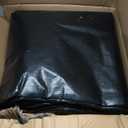 GUARD SHIELD Tarps Heavy Duty Waterproof 12x20 Feet Black Poly Tarp Cover Outdoor Thick UV Resistant Tarpaulin with Grommets 10mil