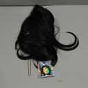 FESHFEN Drawstring Ponytail Extension, Natural Long Wavy Layered Synthetic Pony Tails Black Hair Extensions Hairpieces for Women, 20 inch