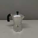 Imusa USA Aluminum Stovetop 6-cup Espresso Maker (B120-43V), Silver