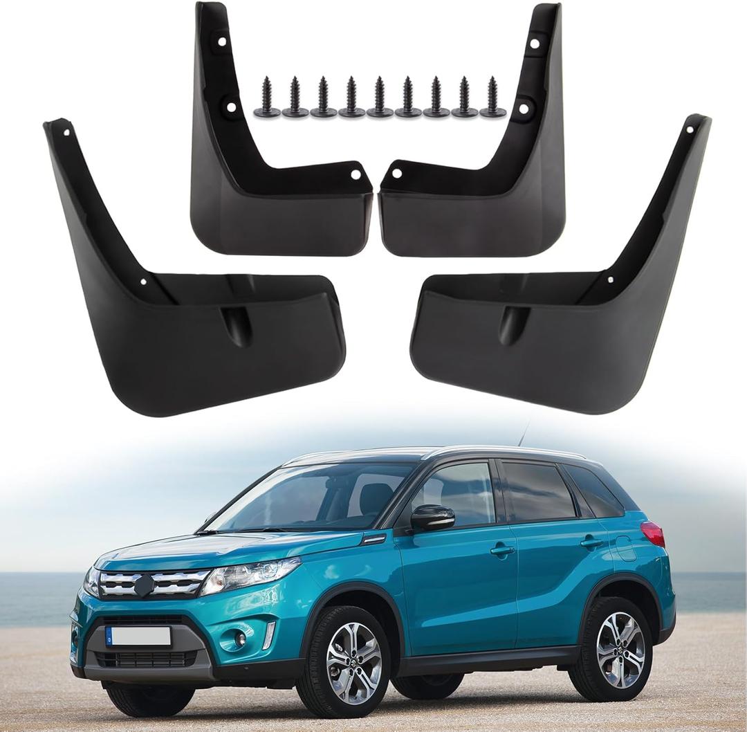 PSLER Car Mud Flaps Mudguard Mudguard Splash Guards Kit for Vitara 2016 2017 2018 2019 2020 2021 2022 20223 2024