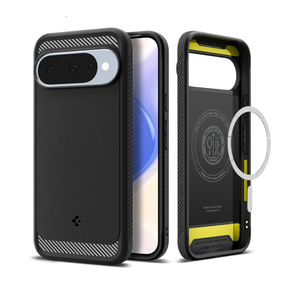 Spigen for Pixel 10/10 Pro Case, Rugged Armor MagFit (2025) [Designed for Pixelsnap, Compatible with MagSafe Accessories] - Matte Black