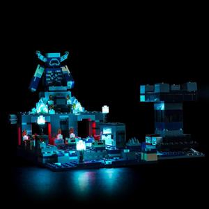 LED Light Kit for Lego Minecraft The Deep Dark Battle 21246 (NOT Include The Lego Set), Decor Lighting Compatible with Deep Dark Battle Warden for Fans - NOT Included Model, Just Lights