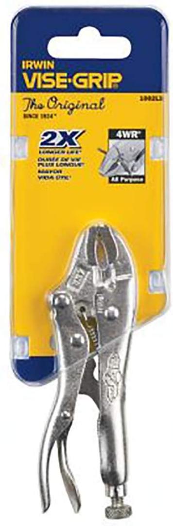 Irwin Vise Grip 1002L3 Curved Jaw Locking Pliers With Wire Cutter