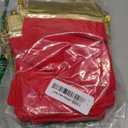 KIPETTO Velvet Drawstring Bags for Valentines Day 25Pcs Velvet Drawstring Gift Bags Jewelry Pouches for Wedding Valentine Birthday Party Favors, 4.7"x 6.3", Red