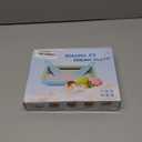 Mini Rolled Ice Cream Maker, Frozen Yogurt Rolls Tray, Instant Cold Plate Ice Cream Maker, Homemade DIY Smoothies, Ideal for Family Activities, Mint Green