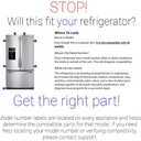 Supplying Demand W10498976 W10420082 Refrigerator Water Inlet Valve Replacement Model Specific Not Universal