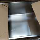 Stainless Steel Litter Box with High Sides,23.6" L X 15.7" W X 7.8" H,Extra Large Jumbo Cat Litter Box,XL Kitty Metal Liter Box for Indoor Big Cat,Non-sticky,Anti-Leakage(Entry on Short Side)