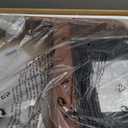 Folding Dining Chairs Set of 2, Upholstered Kitchen Chair with Padded Seat & Backrest, Modern Sidechair with Wood Legs,No Assembly Needed,Dark Grey+Walnut