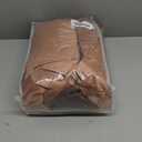 Cinnamon Pleated Blackout Velvet Curtains 96 Inch Long 2 Panel Set, Earthy Luxury Boutique Hotel Style Window Curtains, Floor to Ceiling with Hooks Darkening Black Out Drapes for Living Room Bedroom