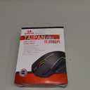 Redragon M810 Pro Wireless Gaming Mouse, 10000 DPI Wired/Wireless Gamer Mouse w/Rapid Fire Key, 8 Macro Buttons, 45-Hour Reliable Power Capacity and RGB Backlit for PC/Mac/Laptop (Black)