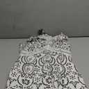 Blooming Jelly Womens Swimsuit Coverup Swimwear Bathing Suit Cover Up Floral Lace Boho Beach Dress with Pockets (X-Large, Black)